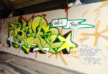 Graffiti Wall in Bern - Photo by Vinc13 - Stur (2014)