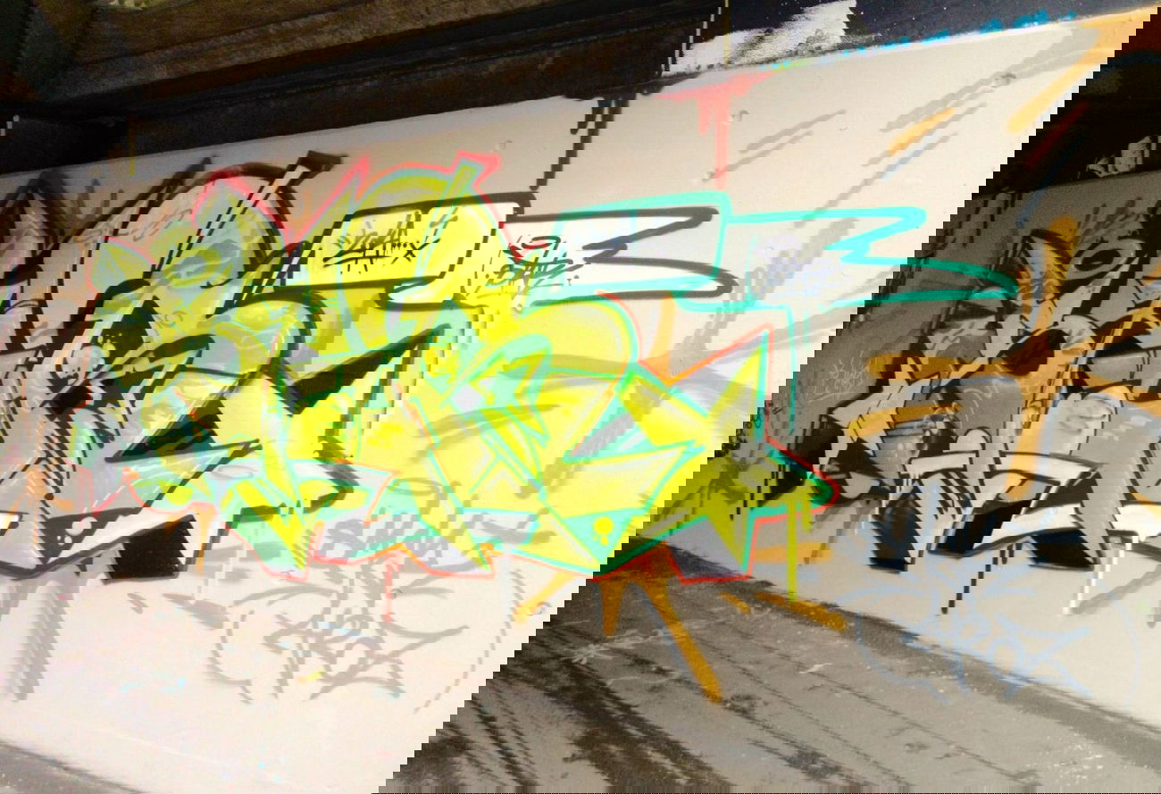 Graffiti Wall in Bern - Photo by Vinc13 - Stur (2014)