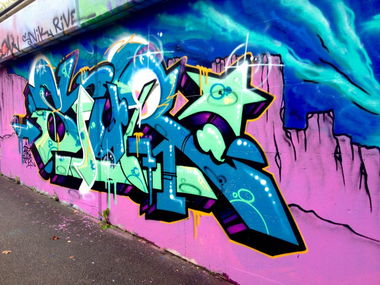 Graffiti Wall in Bern - Photo by Vinc13 - Stur