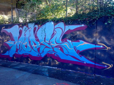 Graffiti Wall in Basel - Photo by Vinc13 - Mores, Basel (2014)