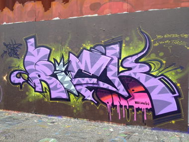 Graffiti Wall in Solothurn - Photo by Vinc13 - Rick, GTS, Solothurn