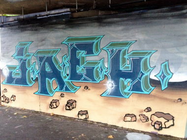 Graffiti Wall in Bern - Photo by Vinc13 - Jaek (2014)