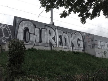 Graffiti Bombing in Bern - Photo by Vinc13 - Cure, DMG, Bern