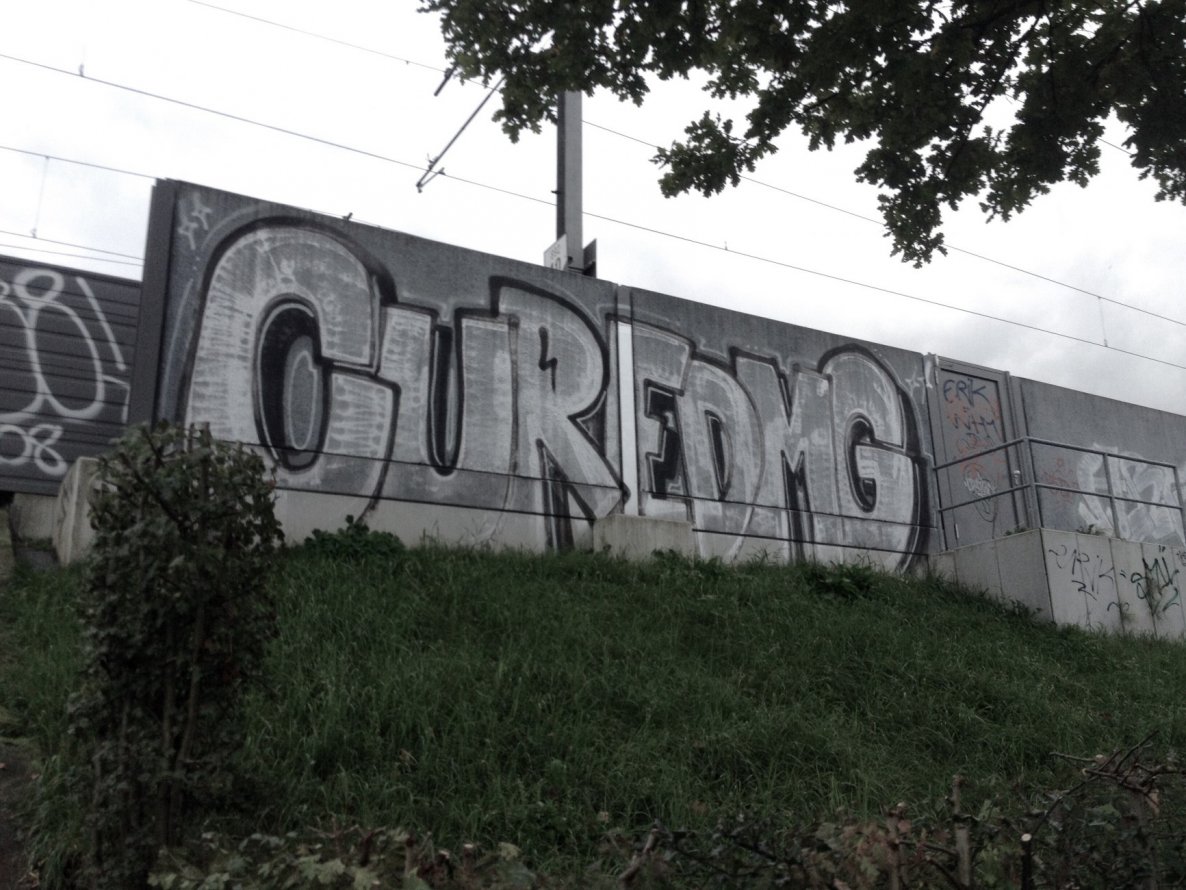 Graffiti Bombing in Bern - Photo by Vinc13 - Cure, DMG, Bern