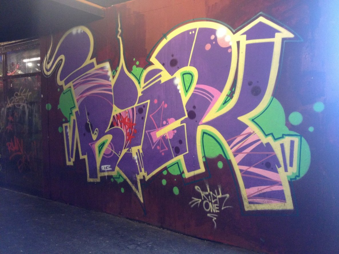 Graffiti Wall in Solothurn - Photo by Vinc13 - Rick, GTS, Solothurn