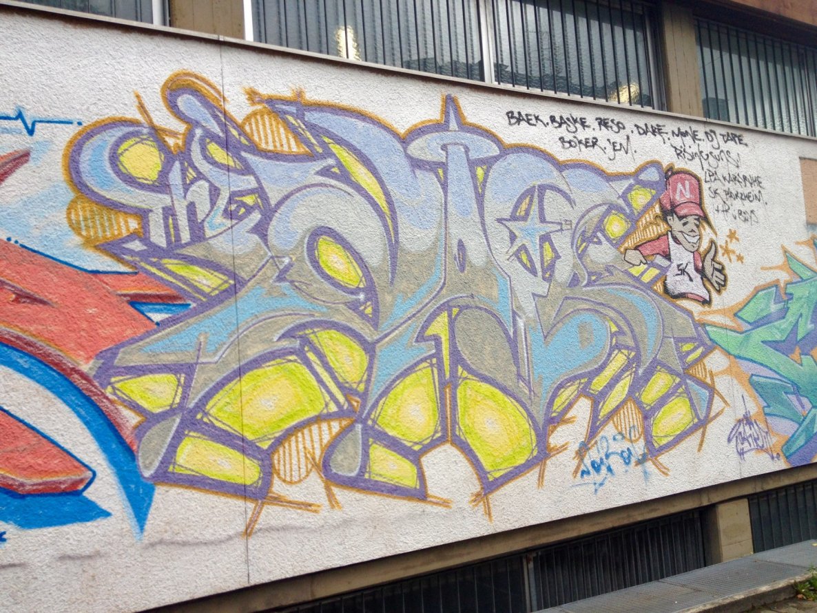 Graffiti Wall in Bad Säckingen - Photo by Vinc13 - Bad, Säckingen (2000)