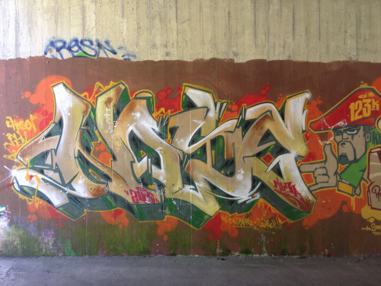 Graffiti Wall - Photo by Vinc13 - Nose, thechosenfew, Heidelberg (2005)