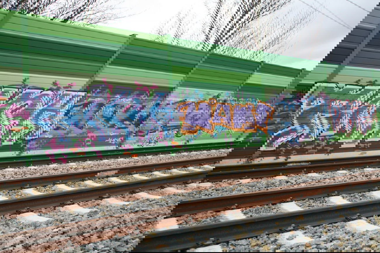 Graffiti Bombing in Leipzig - Photo by VincentVega - Rink, kawe, awek