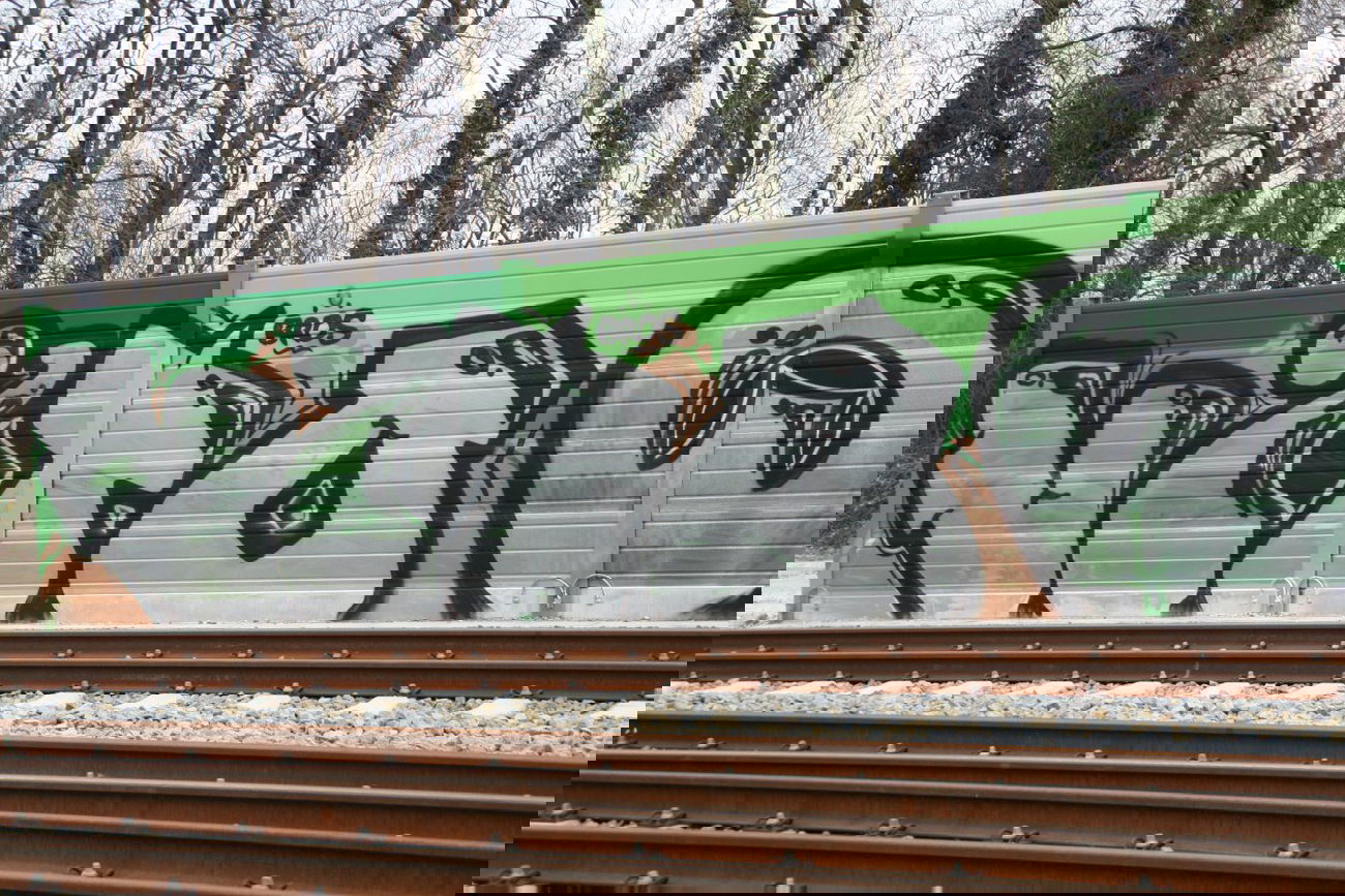 Graffiti Bombing in Leipzig - Photo by VincentVega - Vito, bros (2013)