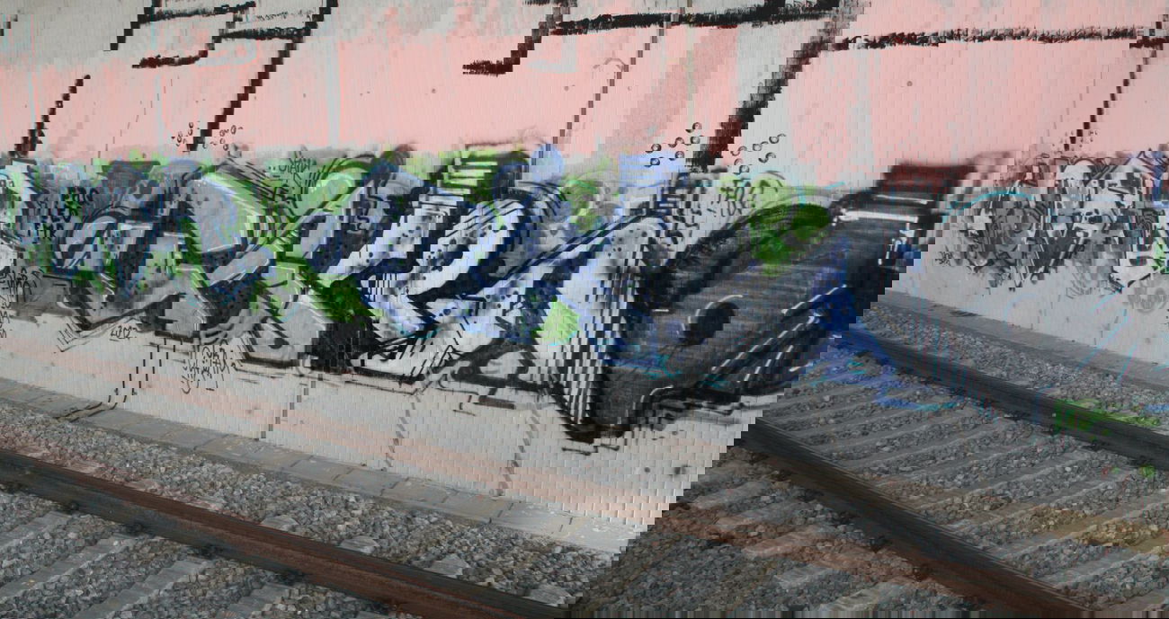 Graffiti Wall in Leipzig - Photo by VincentVega - Kosr, faq, fmr (2012)