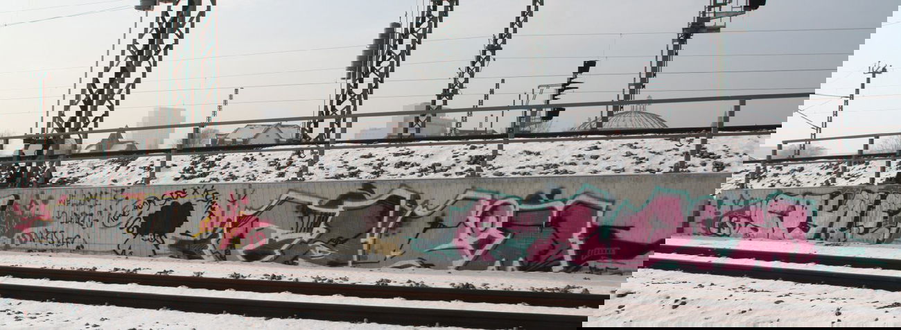 Graffiti Wall in Leipzig - Photo by VincentVega - csd, spyle, farm (2012)