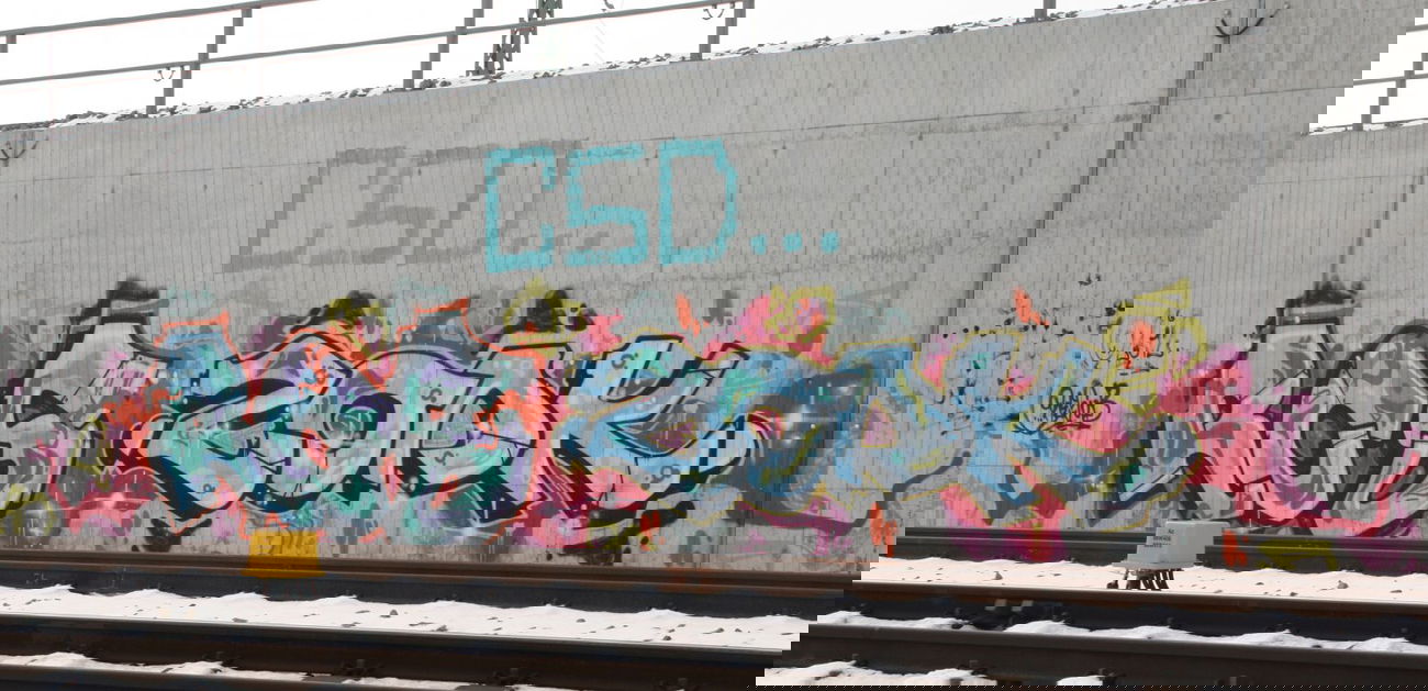 Graffiti Bombing in Leipzig - Photo by VincentVega - radicals, rcs, zonk (2012)