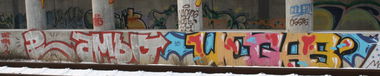 Graffiti Bombing in Leipzig - Photo by VincentVega - rambo, wegas, org