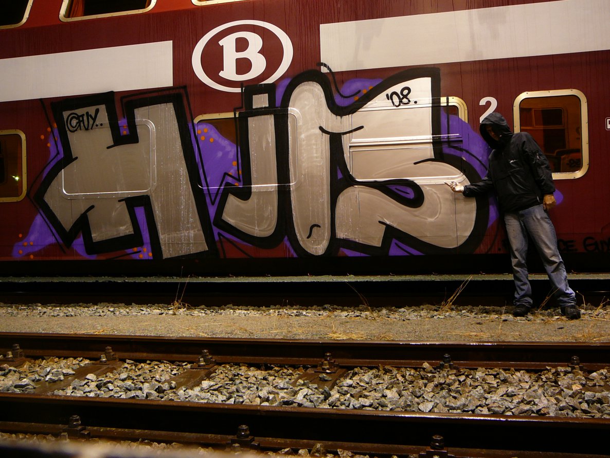 Graffiti Train - Photo by Viss - Hjos (2008)