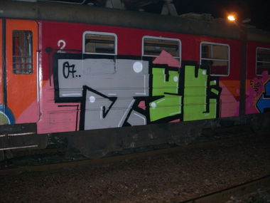 Graffiti Train in Katowice - Photo by Viss - TSU... (2007)