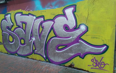 Graffiti Bombing - Photo by VokalOne - VokalOne, Save, Chrom (2015)