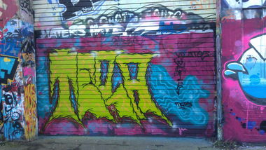 Graffiti Wall - Photo by VolkerRacho - TERA, WOIS (2014)