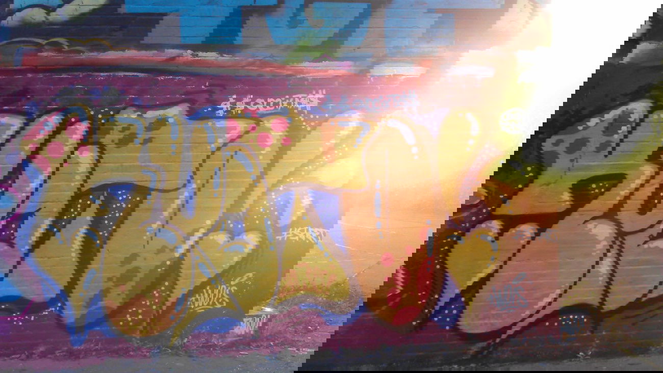 Graffiti Wall - Photo by VolkerRacho - KYOTO, UKN, ZWO (2014)