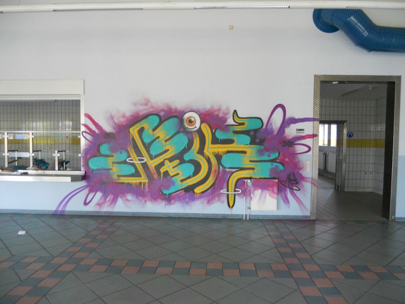 Graffiti Wall in Hamburg - Photo by VollePulle - optik, trip, eac (2012)