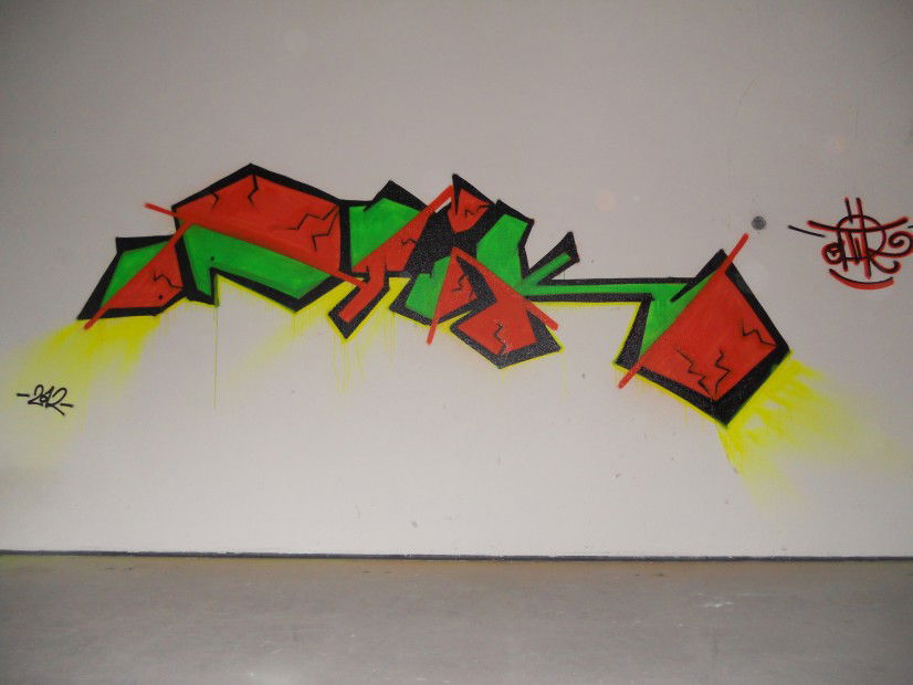 Graffiti Wall in Hamburg - Photo by VollePulle - optik, trip, eac (2012)
