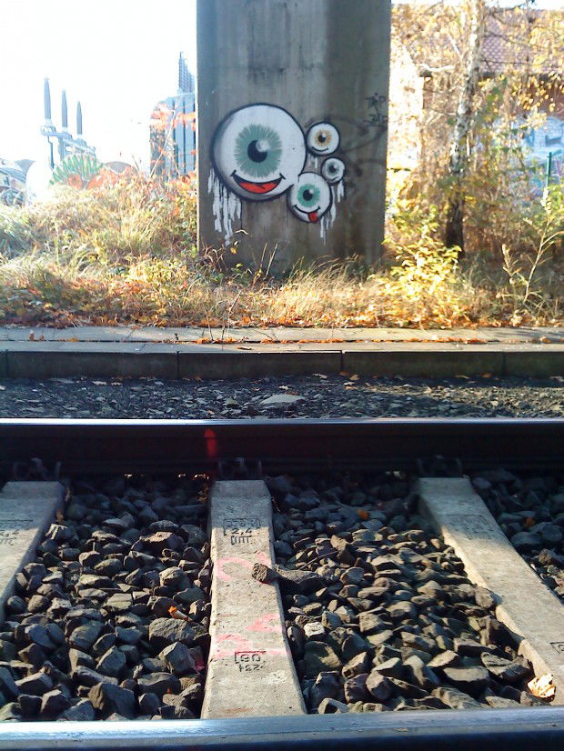 Graffiti Wall in Hamburg - Photo by VollePulle - optik, trip, eac (2012)