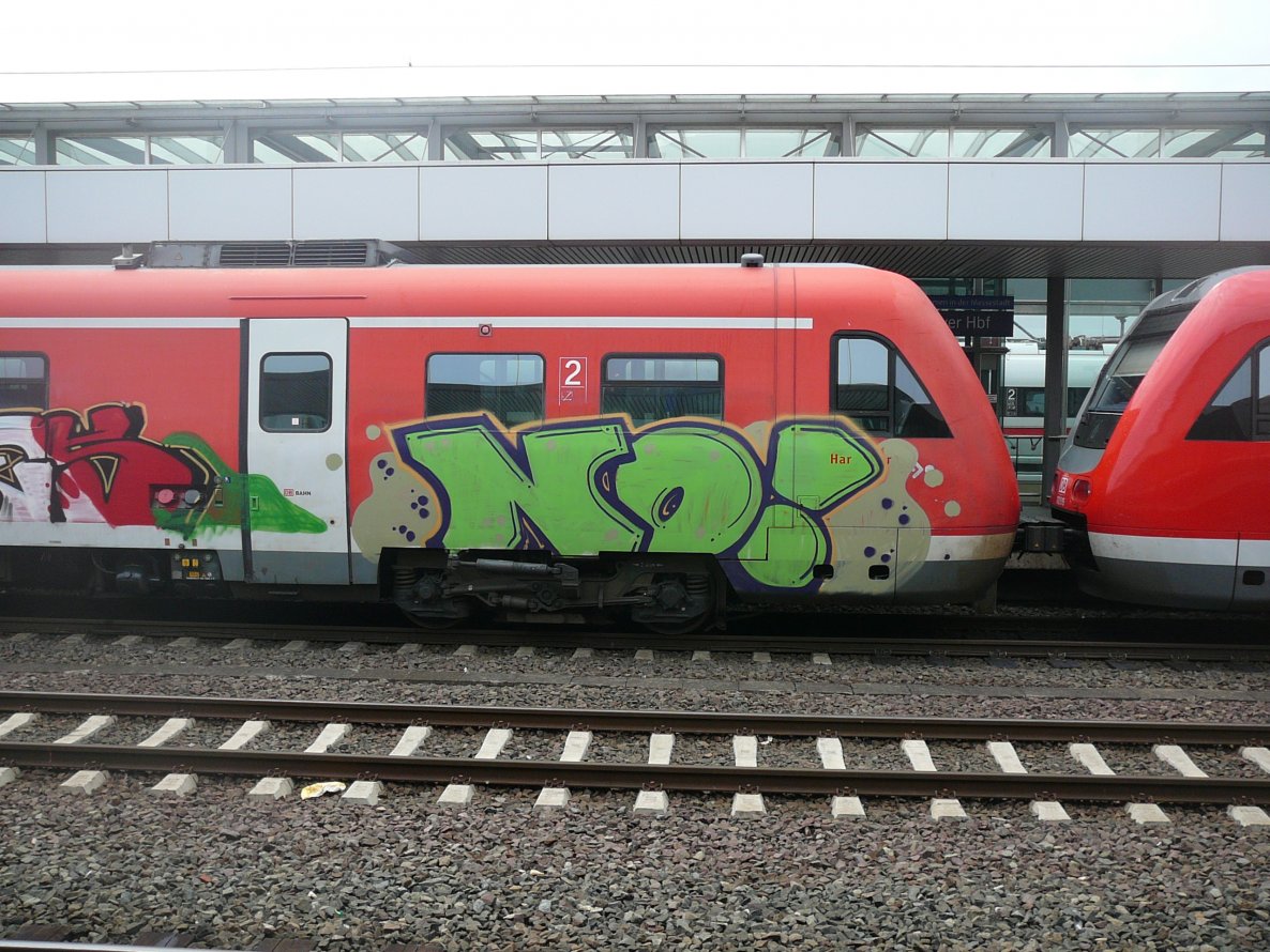 Graffiti Train in Hannover - Photo by VonBerg - Hannover, NO (2011)