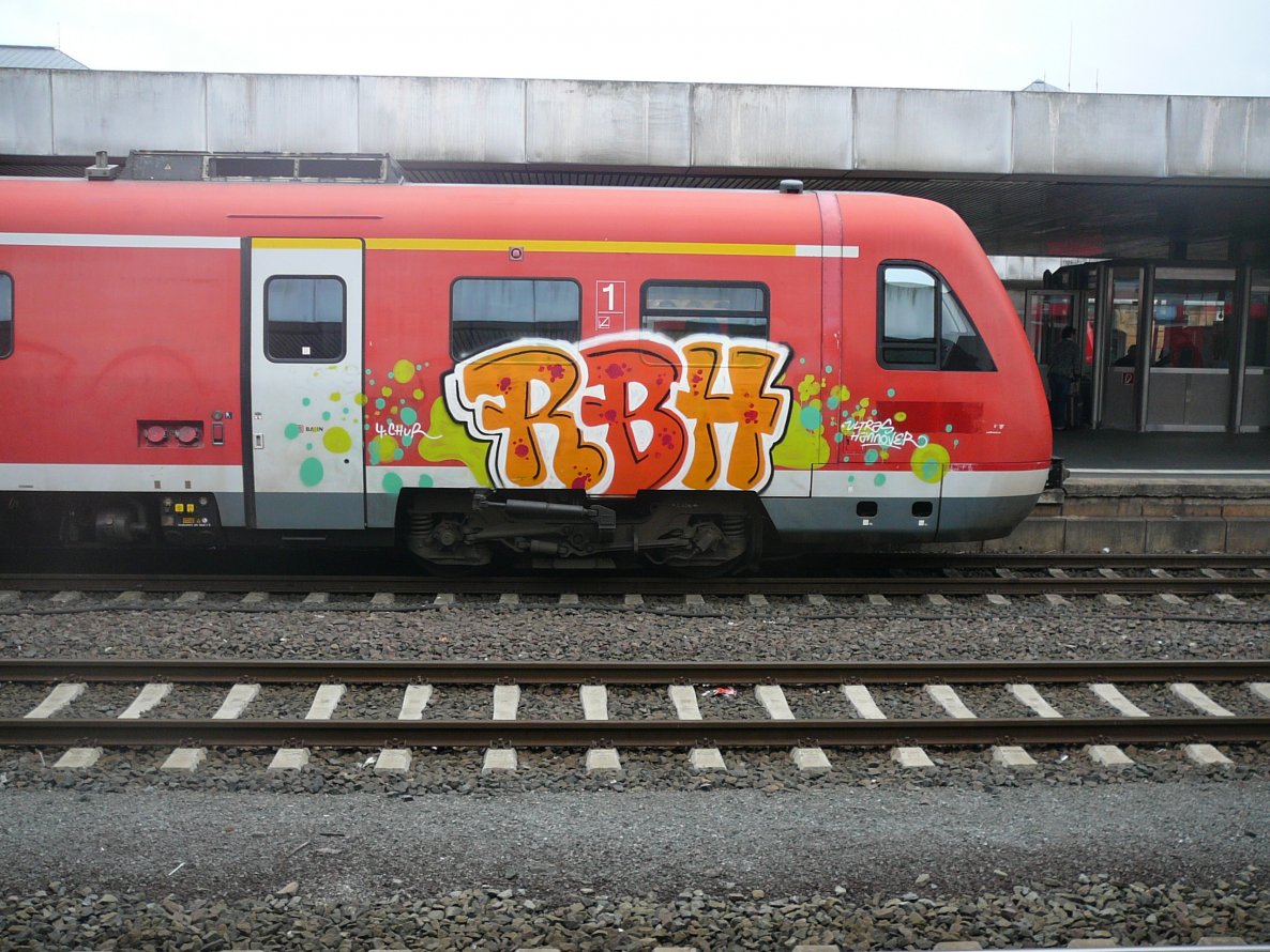 Graffiti Train in Hannover - Photo by VonBerg - Hannover, RBH (2012)