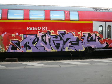 Graffiti Train - Photo by VonBerg - Hannover (2012)