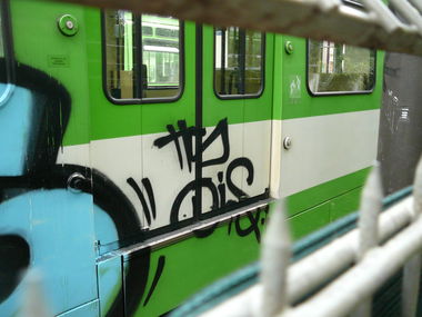 Graffiti Train in Hannover - Photo by VonBerg - Hannover (2013)