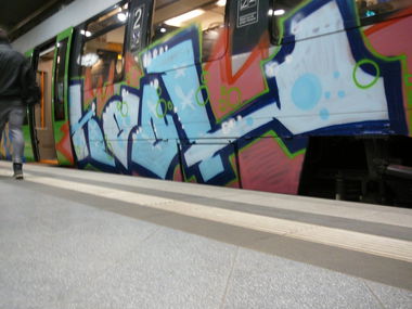 Graffiti Train in Leipzig - Photo by VonBerg - Kool, Leipzig (2014)
