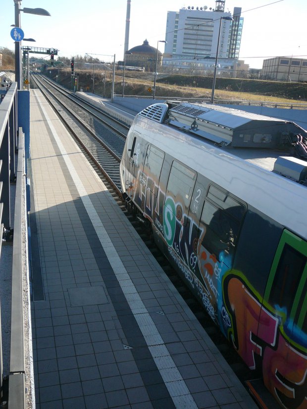 Graffiti Train in Leipzig - Photo by VonBerg - Cousin, Leipzig (2014)