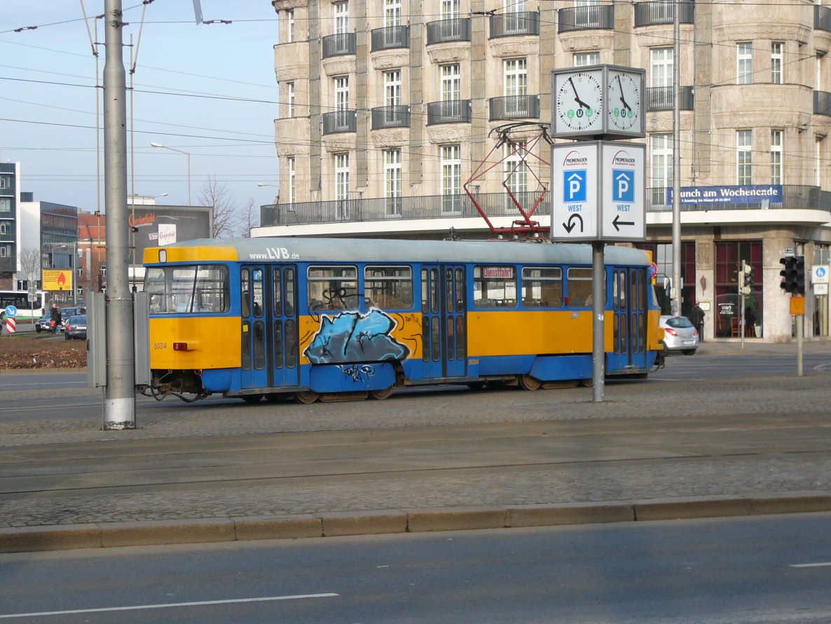 Graffiti Train in Leipzig - Photo by VonBerg - Leipzig (2014)