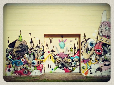 Graffiti Wall in Maintal - Photo by Vorstadtzuesch - Boboter, Maintal (2013)