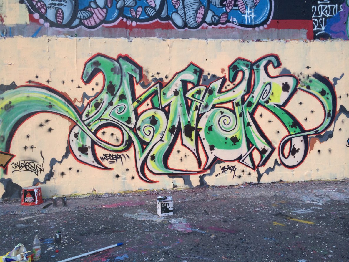 Graffiti Wall - Photo by Vosck