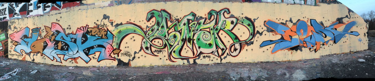 Graffiti Wall - Photo by Vosck