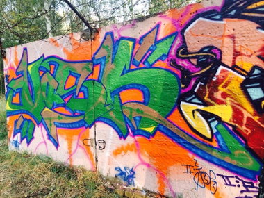 Graffiti Wall - Photo by Vosck