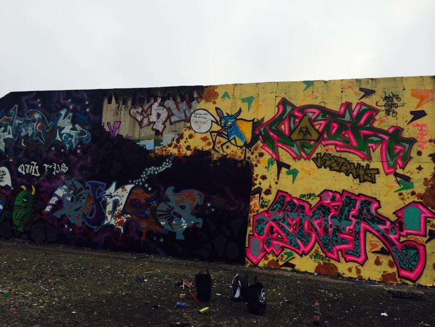 Graffiti Wall - Photo by Vosck