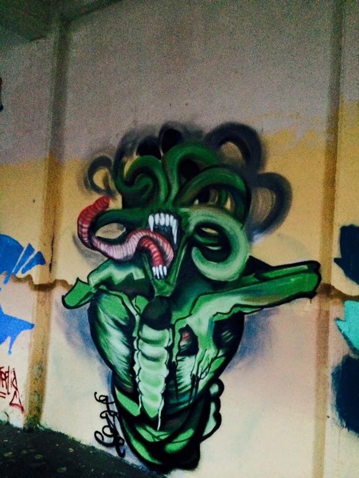 Graffiti Wall - Photo by Vosck - Inge, Quk