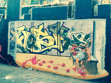 Graffiti Wall - Photo by Vosck - Vosk, roxy, 18k