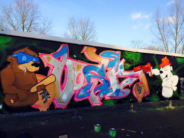 Graffiti Wall - Photo by Vosck