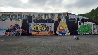 Graffiti Wall - Photo by Vosck - Inge, Vosk, Etis