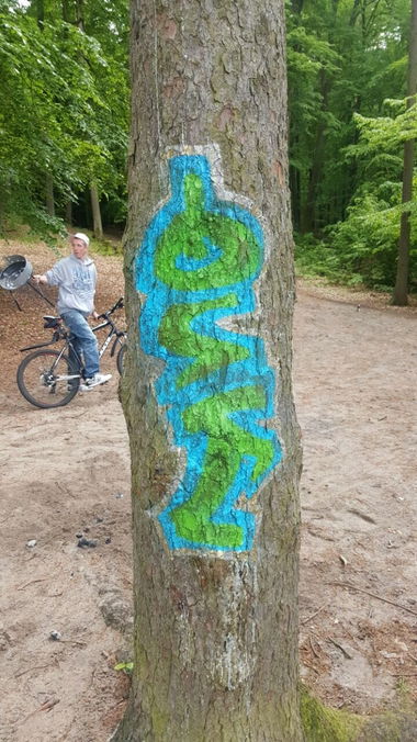 Graffiti Wall - Photo by Vosck - Quk, Baumbing