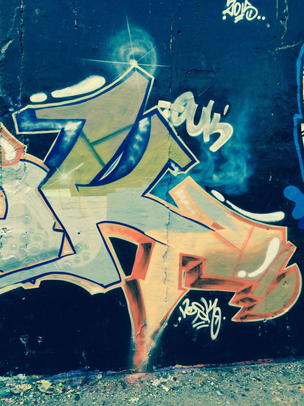 Graffiti Wall - Photo by Vosck - Vosk, Detail