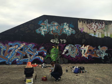 Graffiti Wall - Photo by Vosck - Vosk, zenar, Emsa