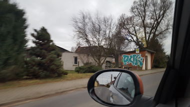 Graffiti Bombing - Photo by Vosck - QUK, on, Road