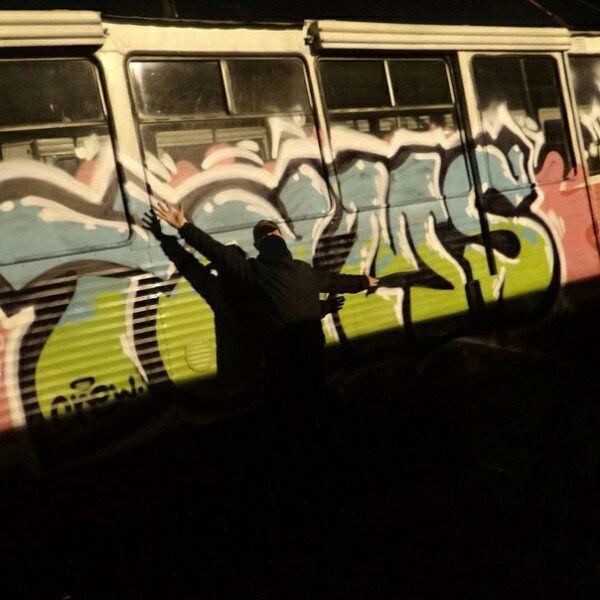 Graffiti Train - Photo by Vred - Tcms (2015)