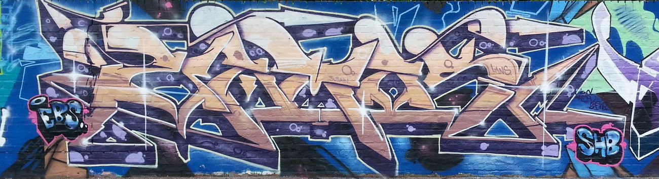 Graffiti Wall - Photo by VzumA - graffiti, lans, knut