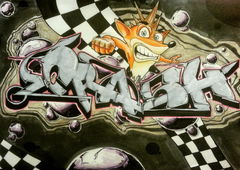 Graffiti Wall - Photo by VzumA