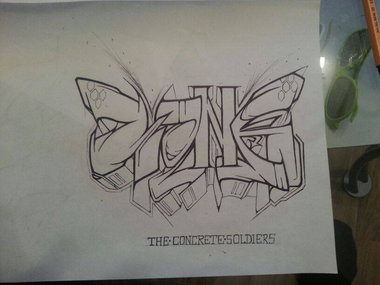 Graffiti Sketch - Photo by WANKzilla (2014)