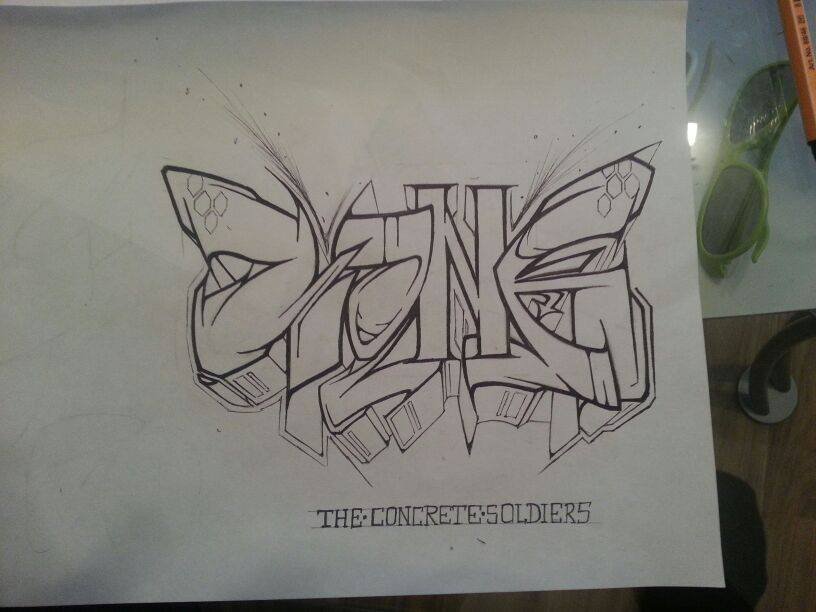 Graffiti Sketch - Photo by WANKzilla (2014)